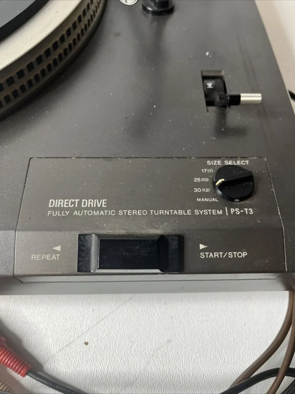 Vintage Sony PS-T3 Direct Drive Turntable- Working- needs Needle Headshell